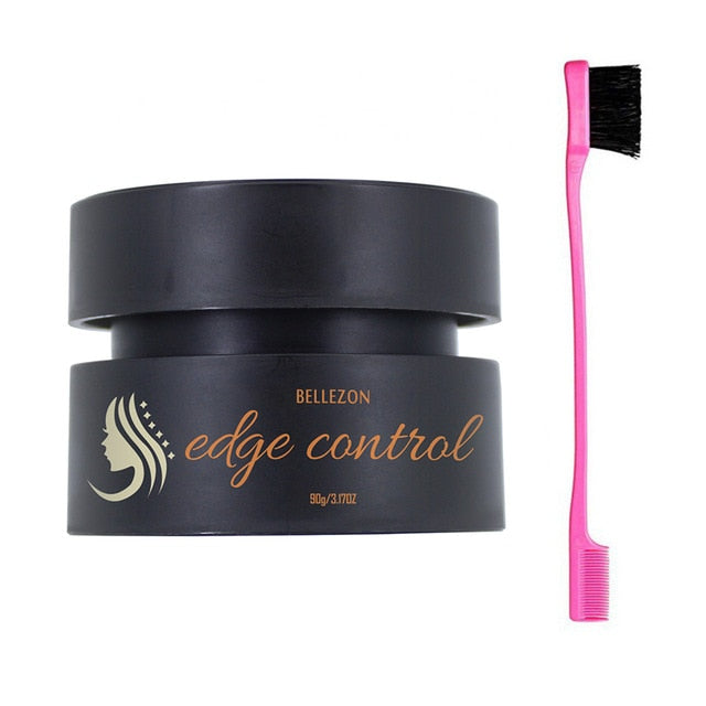 Hair Edge Control Gel Hair Oil Wax Cream Hair Styling Cream Curls Control Long-lasting Broken Hair Finishing Anti-Frizz Balm