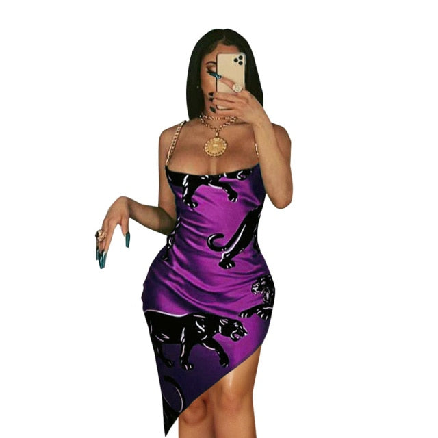 ZOOEFFBB Aesthetic Graphics Printed Sling Maxi Dress Sexy Elegant Club Outfits for 2021 Fashion Women Summer Lounge Wear Clothes