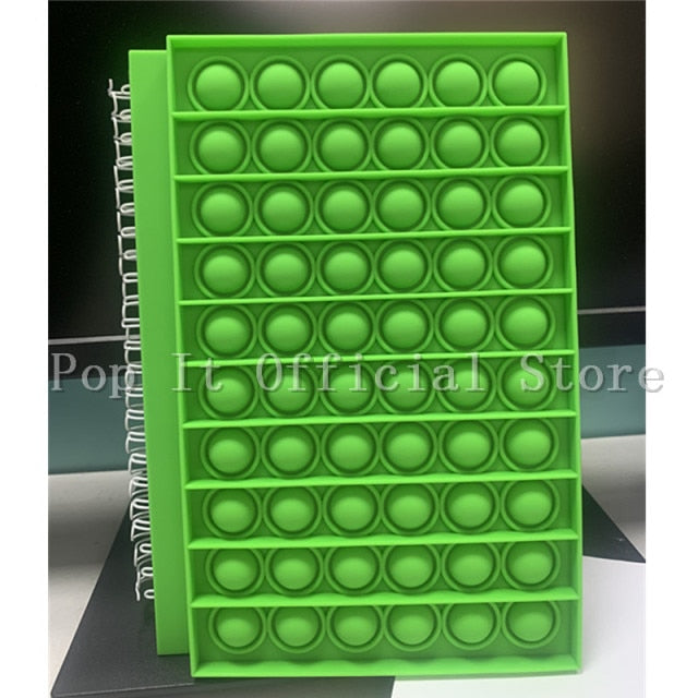 Notebook Pop It Push Bubble Fidget Toys Adult Children Anti Stress Relief Toys Antistress Box Popit Squeeze Kids Toys Gifts