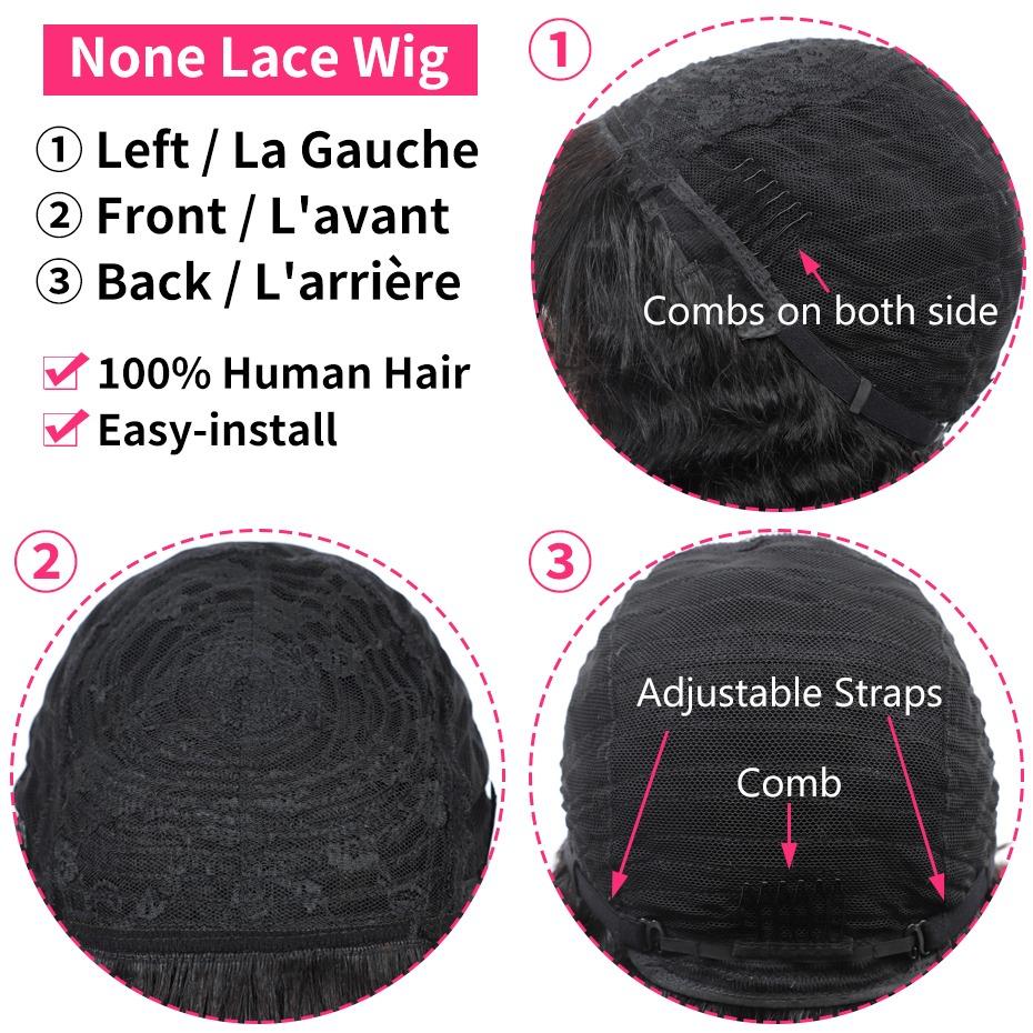 Short Bob Body Wave Wigs with Bang