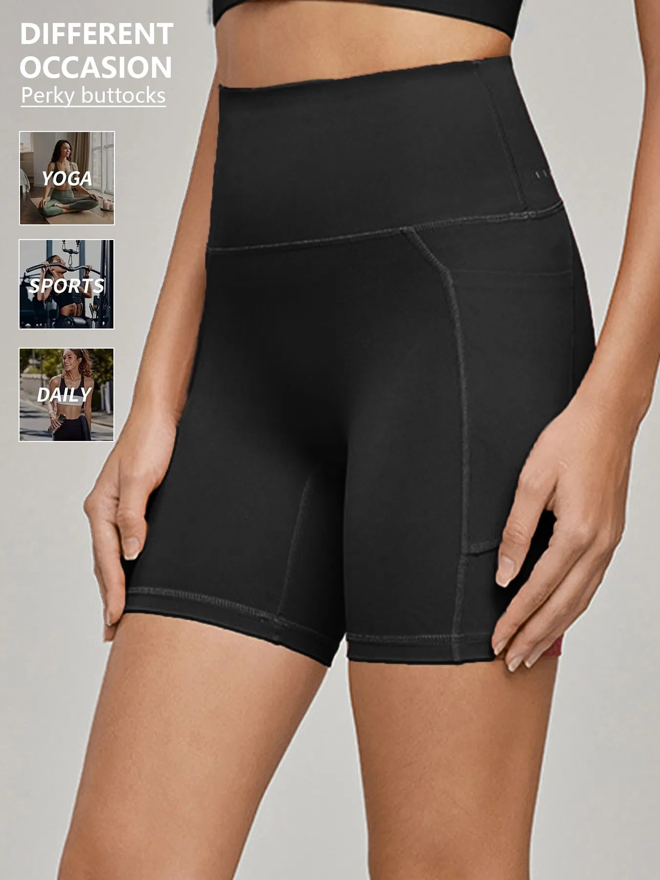 High Waist, Tummy Control Fitness Tights, Plus Size Yoga Cycling