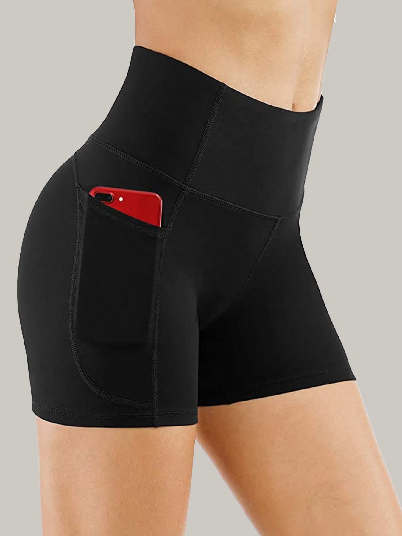 High Waist, Tummy Control Fitness Tights, Plus Size Yoga Cycling