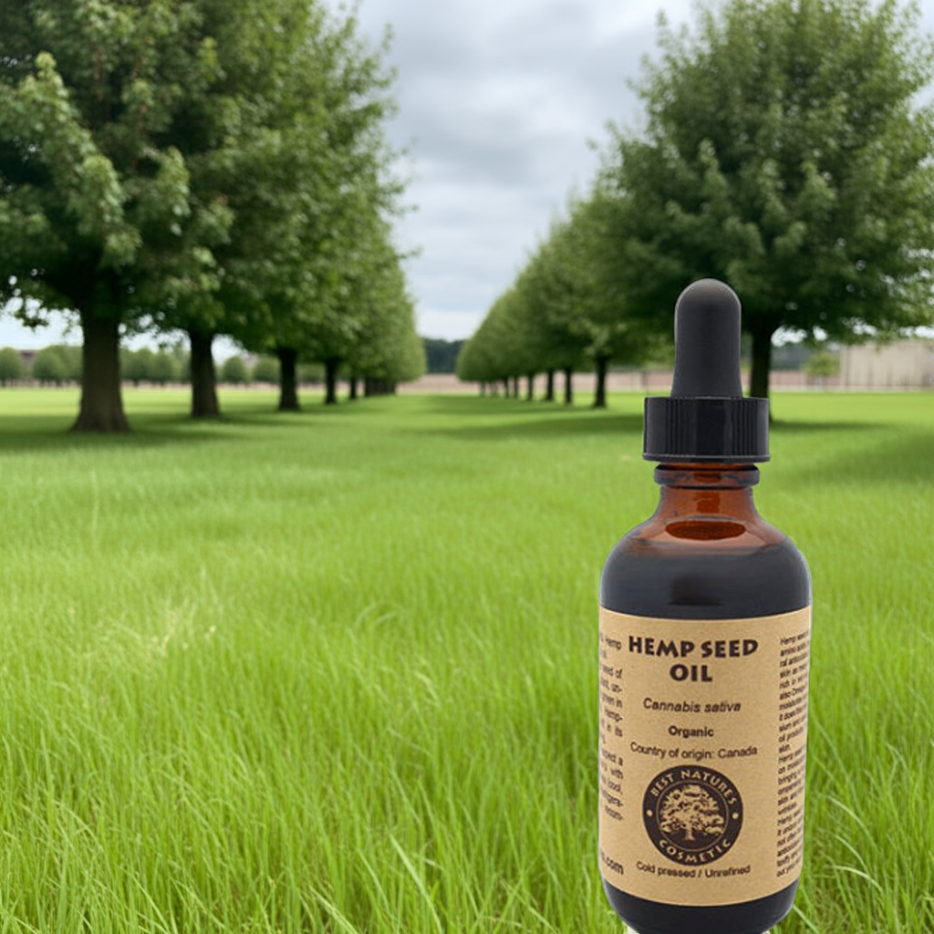 100% Pure Hemp Seed Oil (organic, cold pressed,