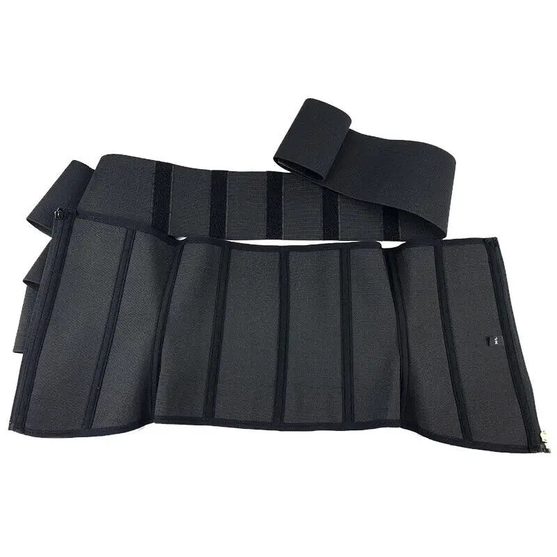 9 Steel Bones Waist Trainer Body Shaper Adjustable Belly Tummy Control