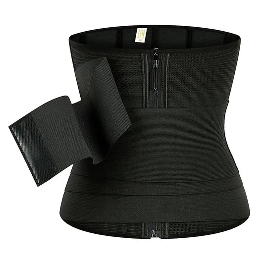 9 Steel Bones Waist Trainer Body Shaper Adjustable Belly Tummy Control