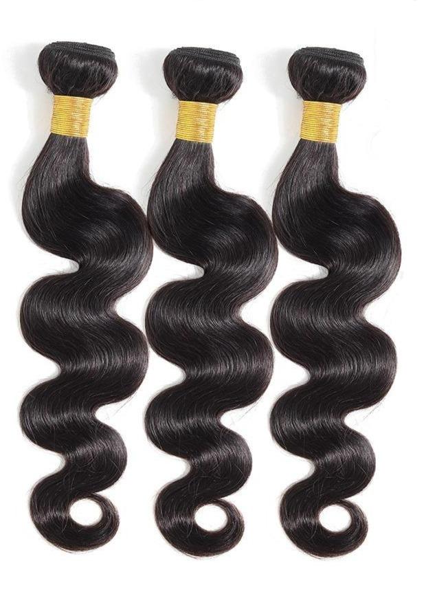 10A Grade 3/4 Body Wave bundles with 13x4 Frontal