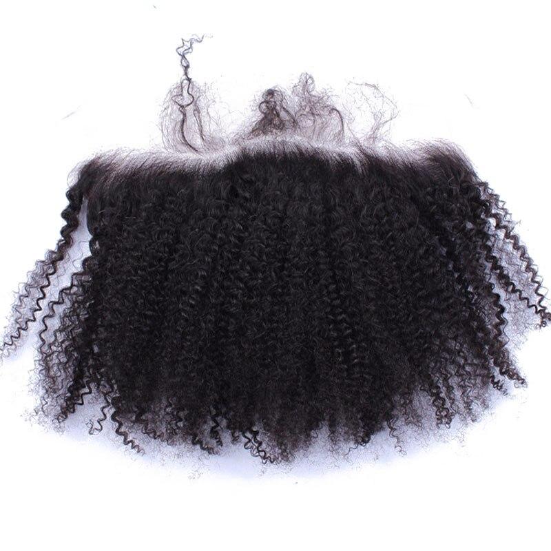 10A Grade THREE PART 13x4 Lace Frontal Remy Human Hair Closure With