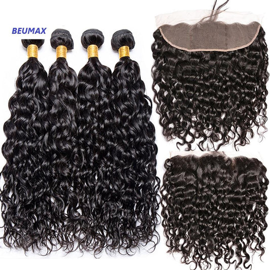 Jerry Curl 10A Grade 3/4 bundles with 13x4 Frontal