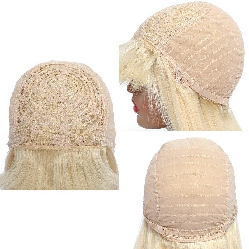 1B/613 Straight 180% Density 613 Wig with Bang 200% Density Human Hair