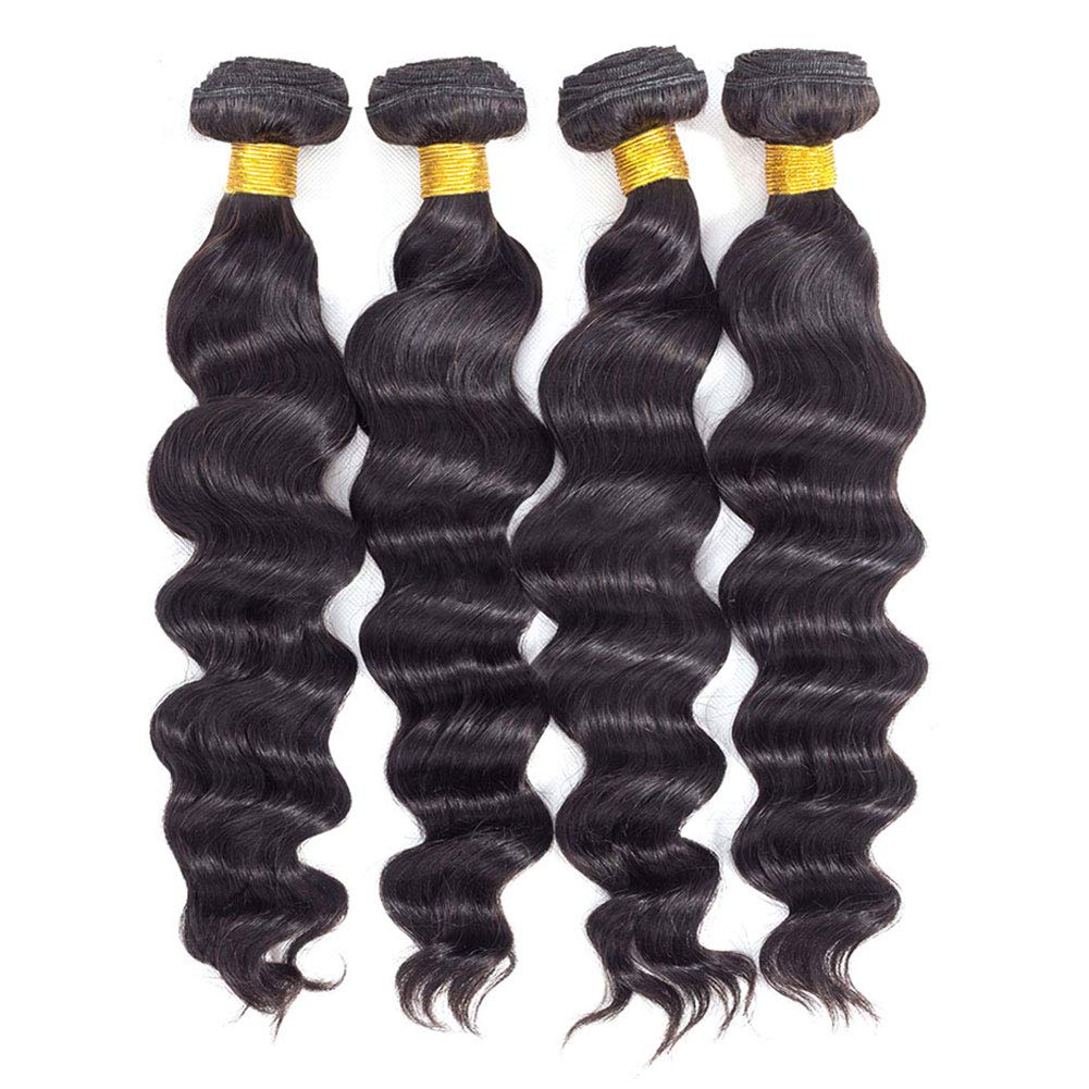 10A Grade 3/4 Loose Body Wave Bundles with 4x4 Closure