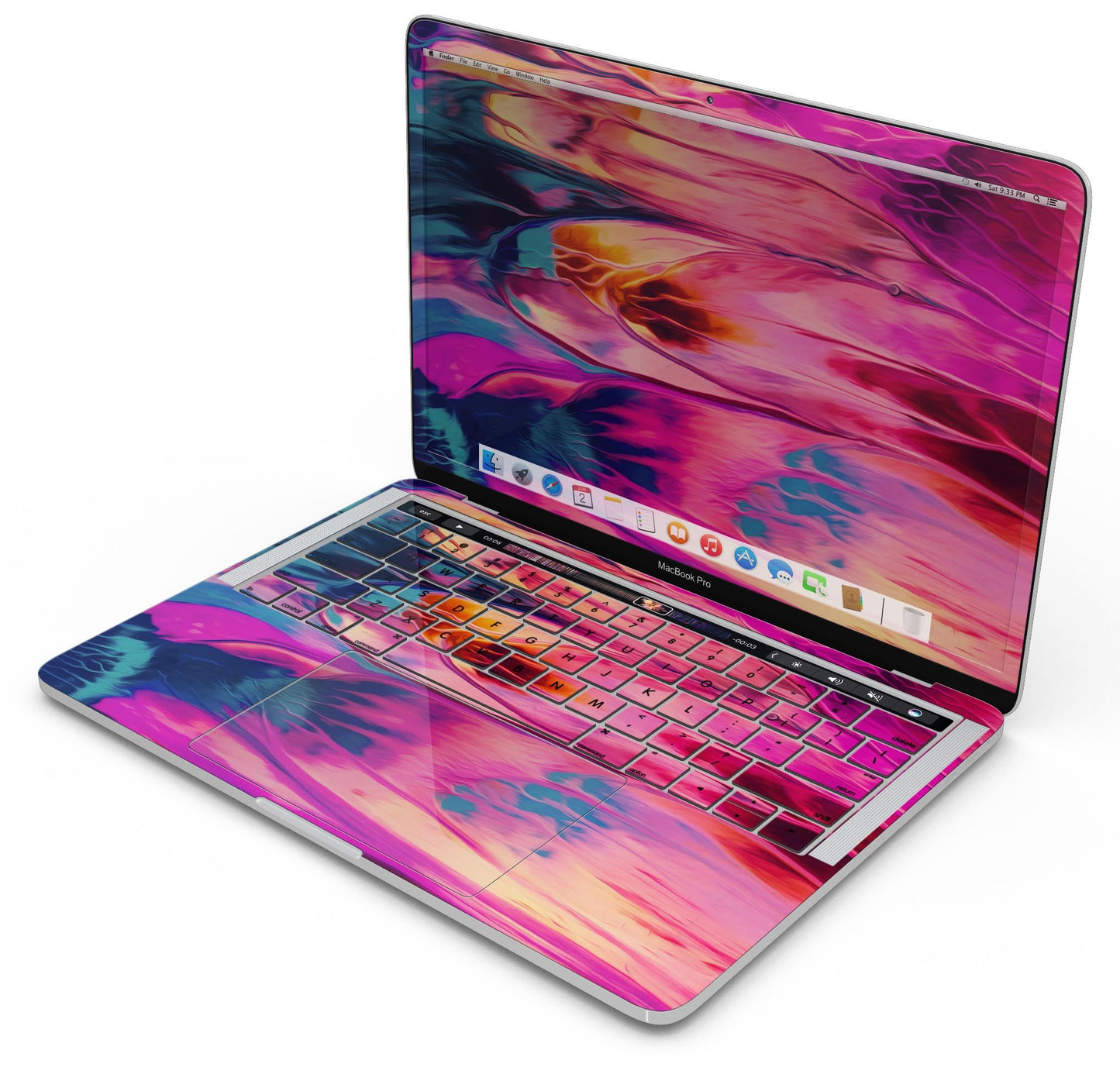 Blurred Abstract Flow V24 - Skin Decal Wrap Kit Compatible with the