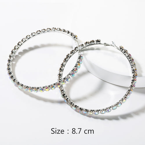 New fashion earrings women wholesale exquisite love simple super flash