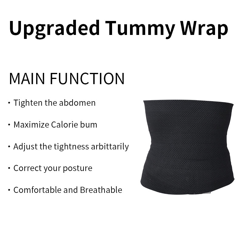 HOT SALE Elastic Band Tummy Wrap For Weight Loss Flat Belly dolly