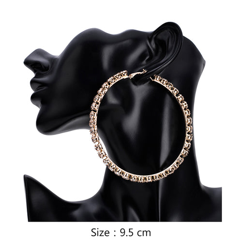 New fashion earrings women wholesale exquisite love simple super flash