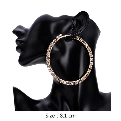 New fashion earrings women wholesale exquisite love simple super flash