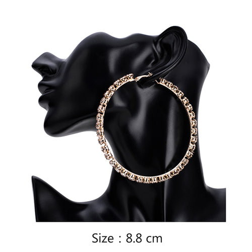 New fashion earrings women wholesale exquisite love simple super flash