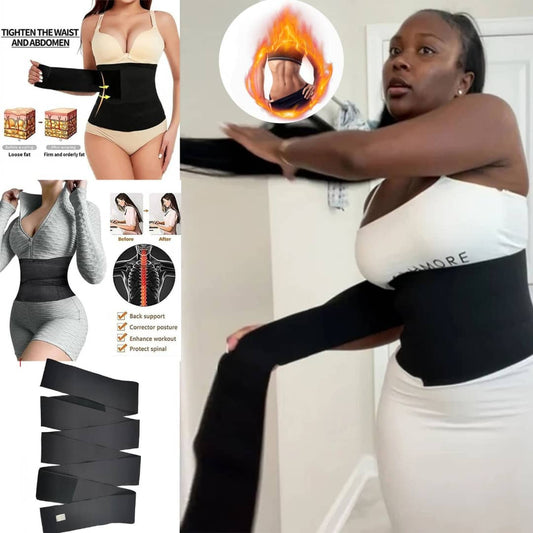 Free Size Elastic Fitness Women Corset Top Stretch Bands Slimming