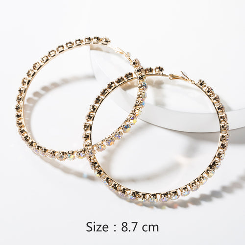 New fashion earrings women wholesale exquisite love simple super flash