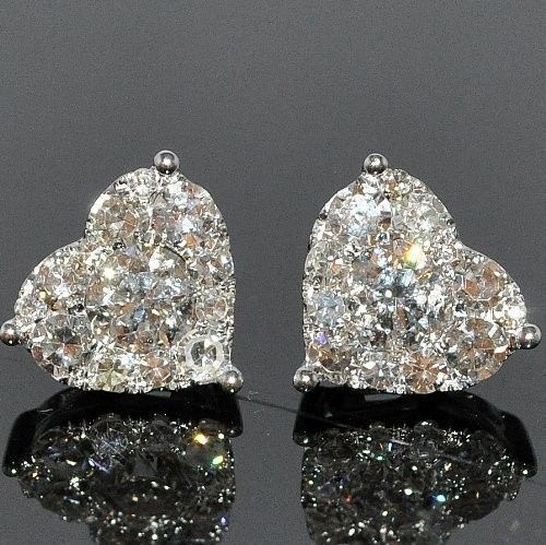 New fashion earrings women wholesale exquisite love simple super flash