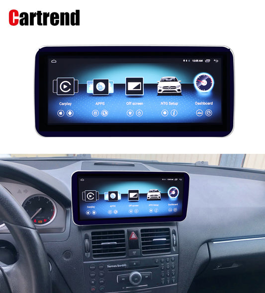 New Arrival Round Corner GPS Navigation for Mercedes C Class W204