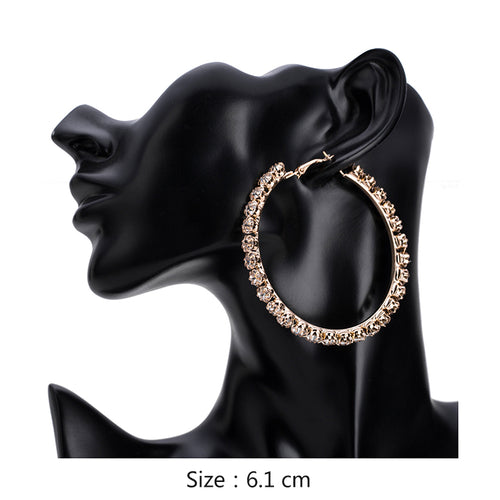 New fashion earrings women wholesale exquisite love simple super flash
