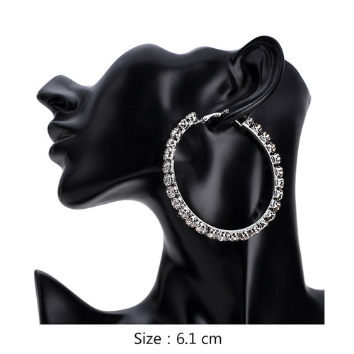 New fashion earrings women wholesale exquisite love simple super flash