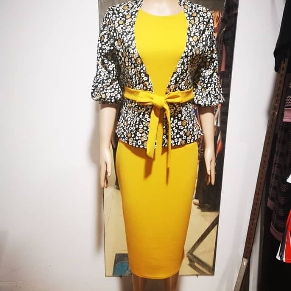 Women Maxi Dress 2021spring summer New Two piece sets Long Sleeve