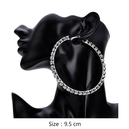 New fashion earrings women wholesale exquisite love simple super flash