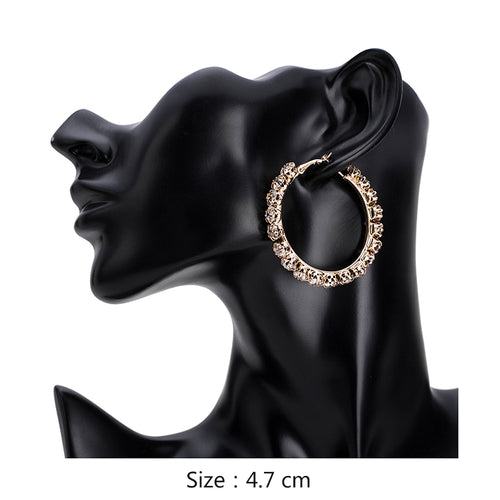 New fashion earrings women wholesale exquisite love simple super flash