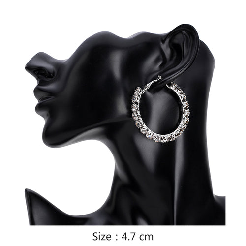 New fashion earrings women wholesale exquisite love simple super flash
