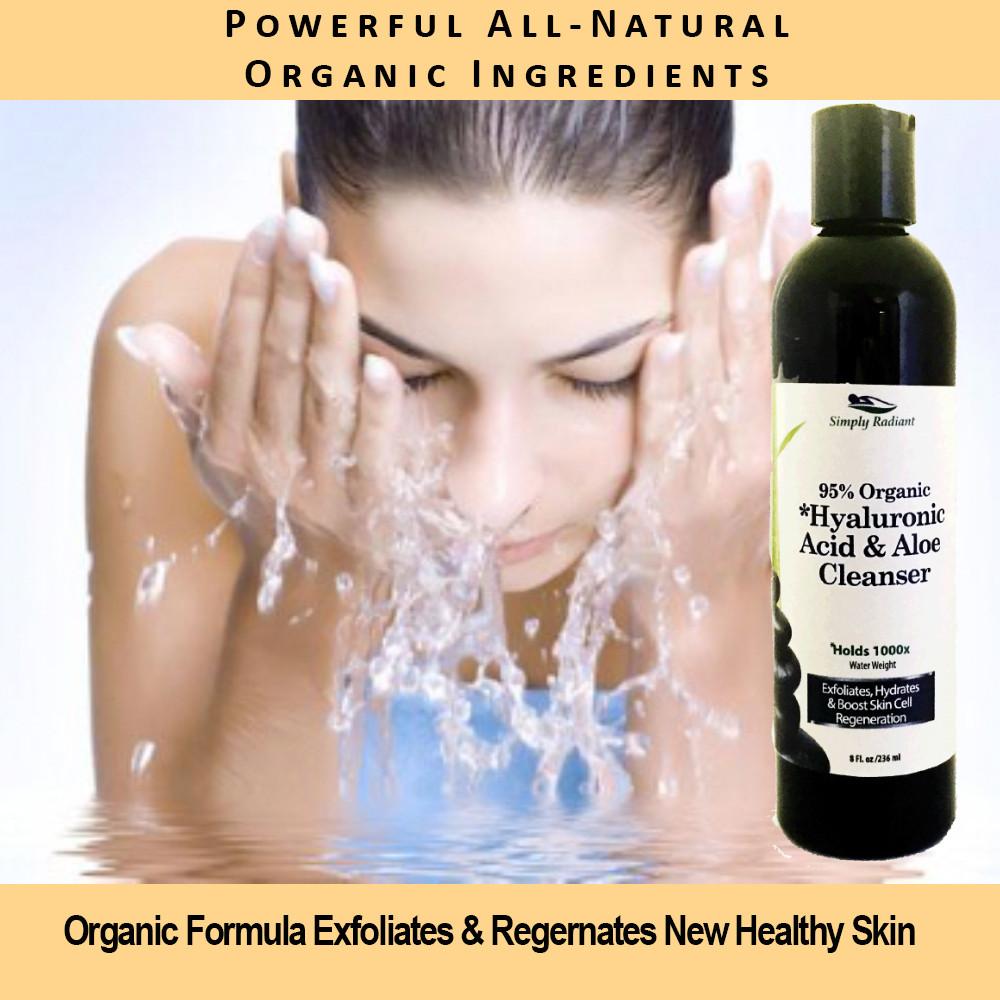 Organic Hyaluronic Acid & Aloe Micro Pearl Cleanser