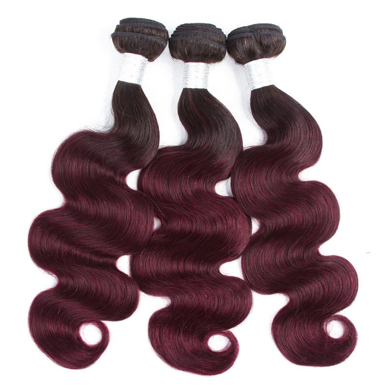 10A Grade Body Wave 1B/99j BUNDLES with CLOSURES & FRONTALS