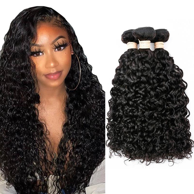 Jerry Curl 10A Grade 3/4 bundles with 13x4 Frontal
