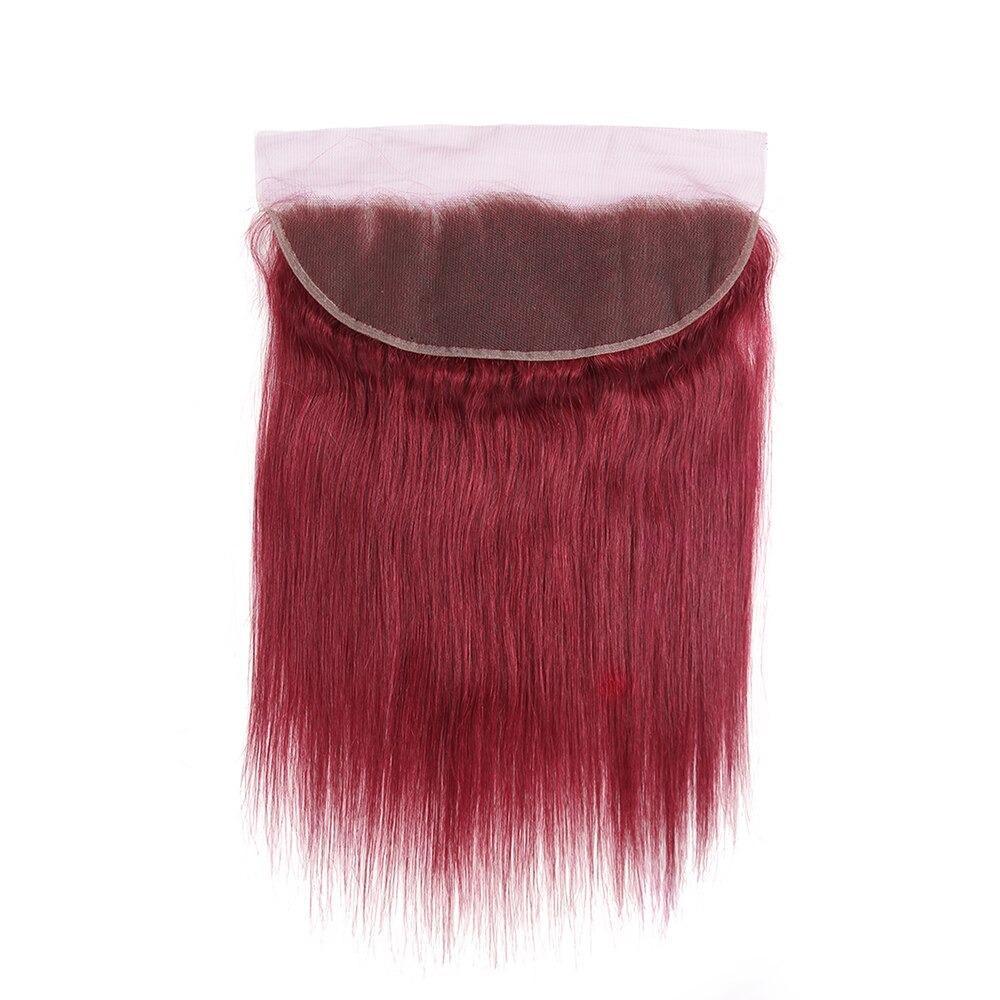 10A Grade Straight Hair Burgundy BUNDLES with CLOSURES & FRONTALS