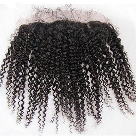 10A Grade THREE PART 13x4 Lace Frontal Remy Human Hair Closure With
