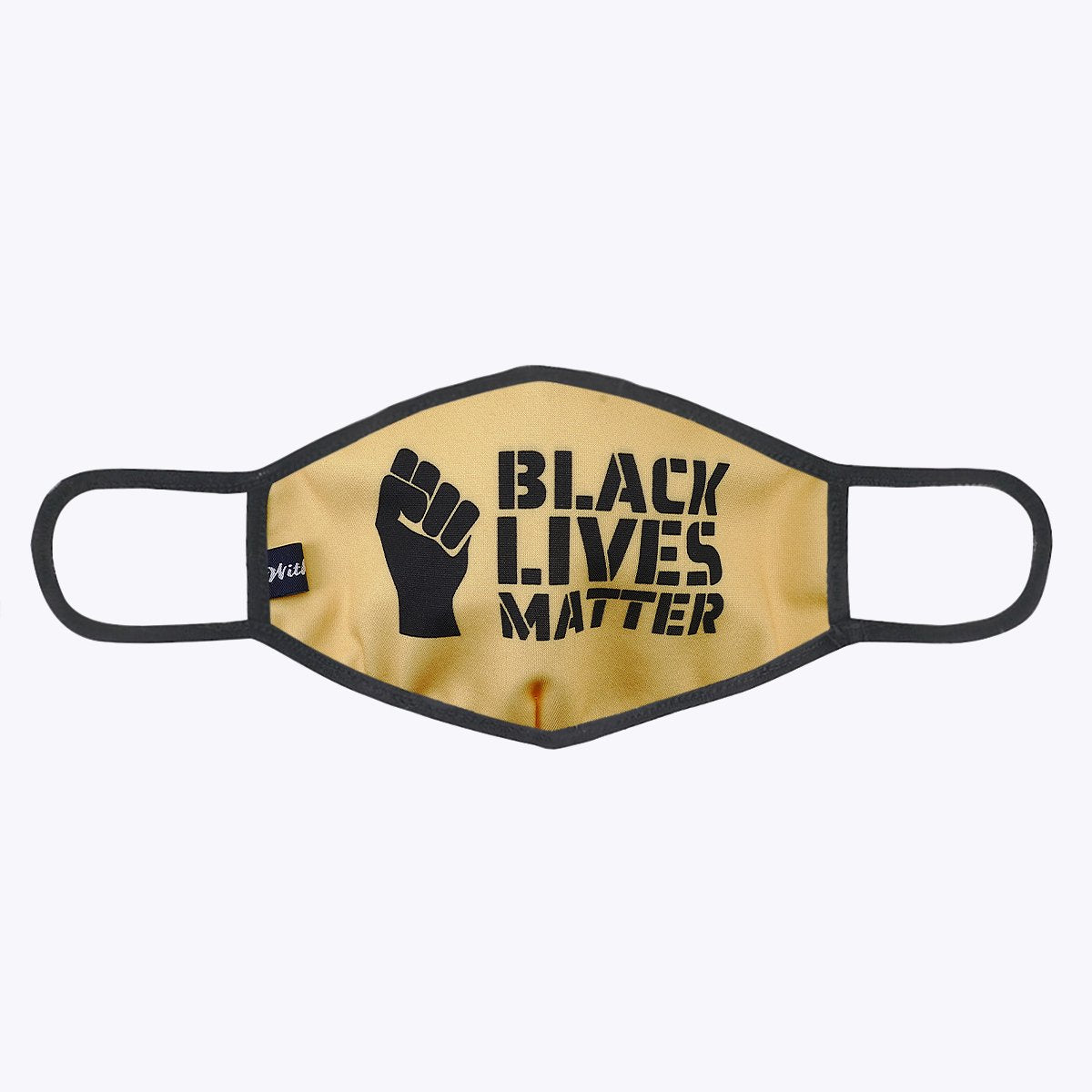 Yellow Black Lives Matter 3-Layered Face Cover-PM0212