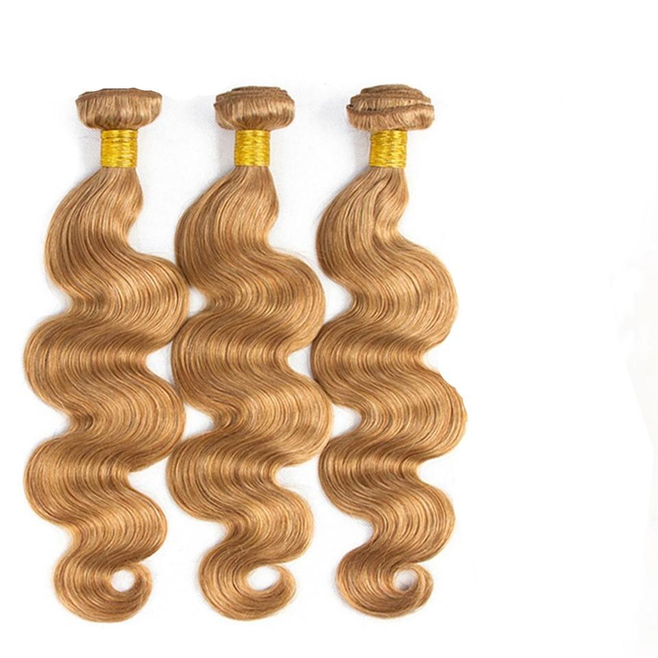 #27 Body Wave 10A Grade 1B/27 Hair BUNDLES with 4x4 CLOSURES & 13x4