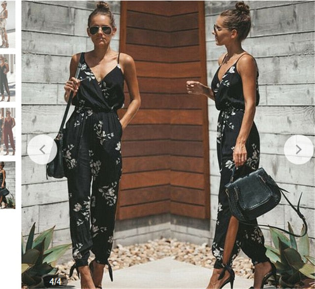 Sexy Women Off Shoulder V Neck Bodycon Skinny Jumpsuit Romper Casual Clubwear