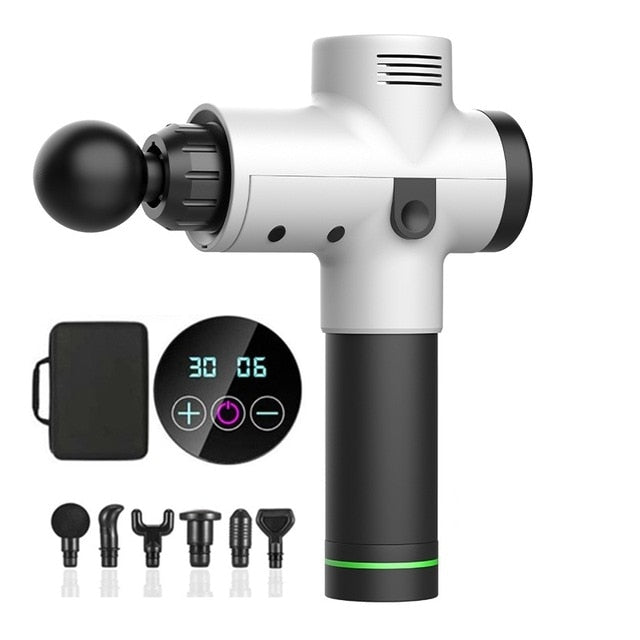 iMuscle Muscle Massage Gun Fascia Gun Neck Massager Vibration Fitness Equipment Noise Reduction Design Electric Massager