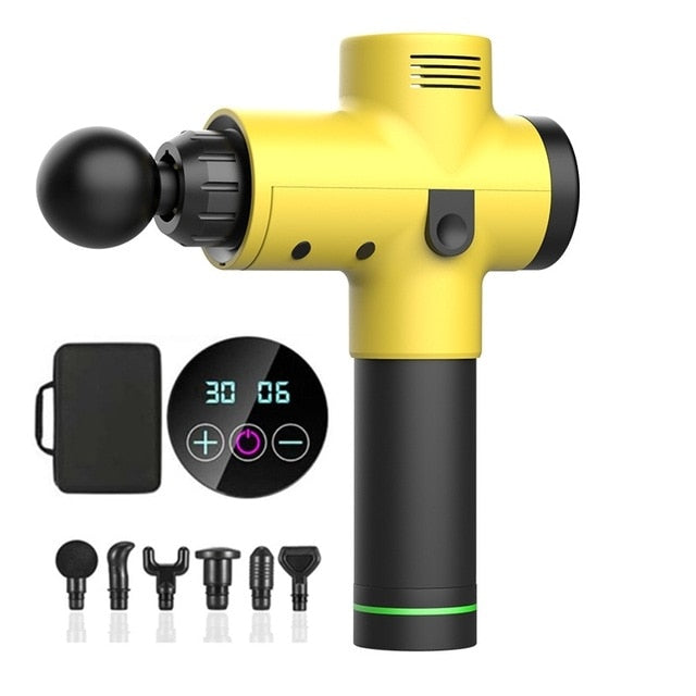 iMuscle Muscle Massage Gun Fascia Gun Neck Massager Vibration Fitness Equipment Noise Reduction Design Electric Massager