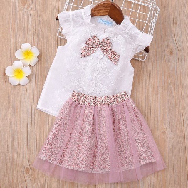 Clothes For Girls Summer Toddler Girls Clothes 2Pcs Outfits Kids Clothing For Girls Tracksuit Suit For Girls Children Clothing