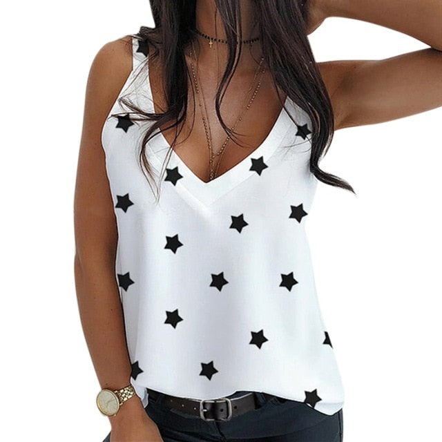 Muyogrt Women Summer Blouse Shirts Sexy V Neck Ruffle Blouses Backless Spaghetti Strap Office Ladies Sleeveless Casual Tops