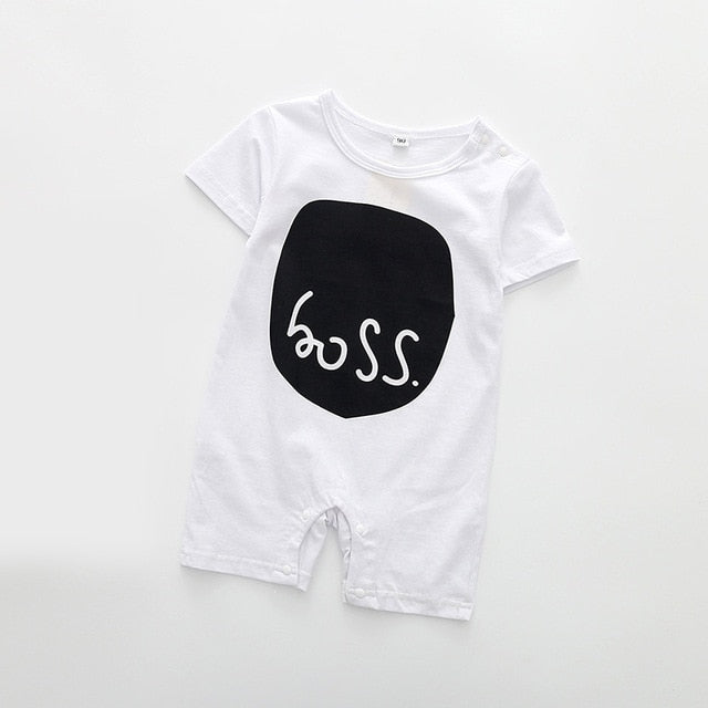 Baby Rompers Summer Style Powered Baby Boy Girl Clothing Newborn Infant giraffe Short Sleeve Clothes 3-6-9-12-18 Months