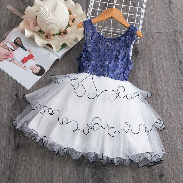 Princess Girls Dress Girls Clothes Children Clothing Summer Party tutu Kids Dresses for Girls Toddler Girls Casual Dress 3 8T