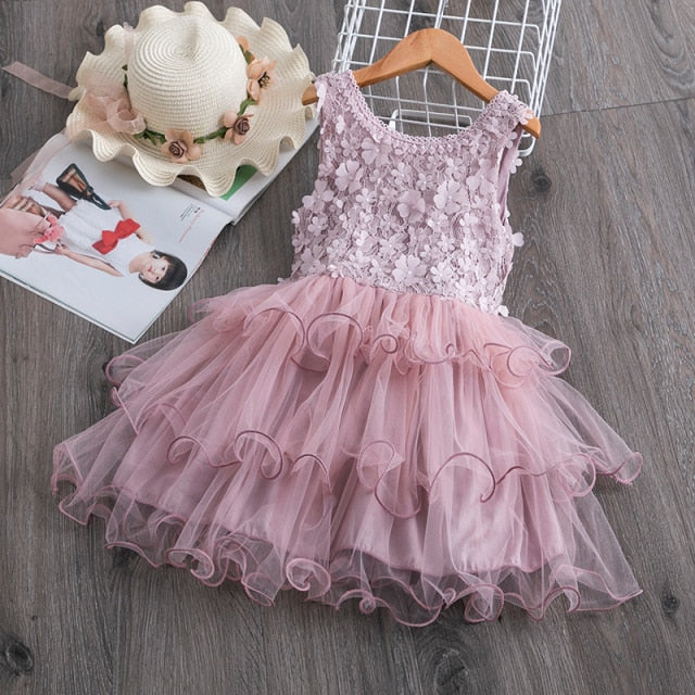 Princess Girls Dress Girls Clothes Children Clothing Summer Party tutu Kids Dresses for Girls Toddler Girls Casual Dress 3 8T