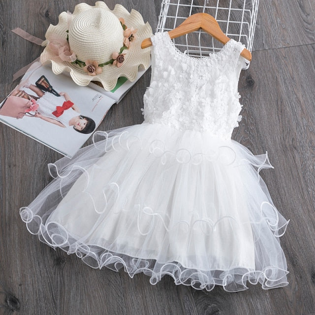 Princess Girls Dress Girls Clothes Children Clothing Summer Party tutu Kids Dresses for Girls Toddler Girls Casual Dress 3 8T