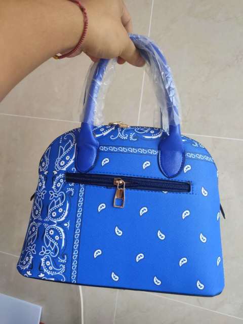 Bandana Print Platform Heels Sandals Women Wedge Shoes And Handbag Clear Band Slippers For Summer Sapatos Das Mulheres