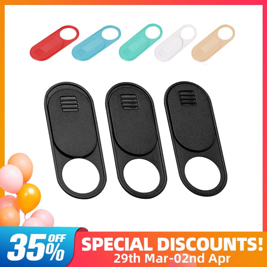 ANMONE Webcam Cover Privacy Protective Cover Mobile Computer Lens Camera Cover  Anti-Peeping Protector Shutter Slider