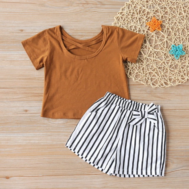 Clothes For Girls Summer Toddler Girls Clothes 2Pcs Outfits Kids Clothing For Girls Tracksuit Suit For Girls Children Clothing