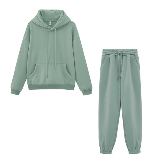 Toppies Women's Tracksuits Sports Pants Suit Casual Hoodies Fleece Sweatshirt Female Jacket Sweatpants Harajuku Clothes